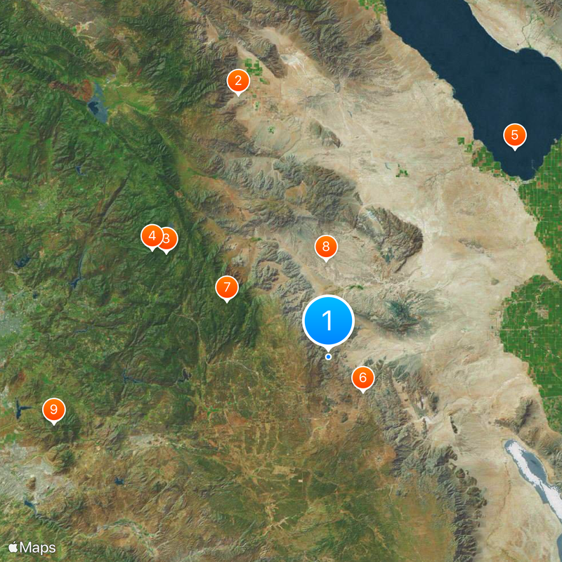 Goat Canyon Trestle Map