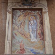 Affresco Madonna di Lourdes
