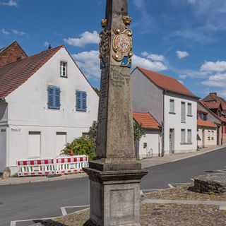 Polish-Saxon Post Milestone in Bad Belzig