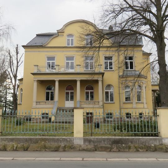 Villa mit Garten und Einfriedung Chemnitzer Straße 34