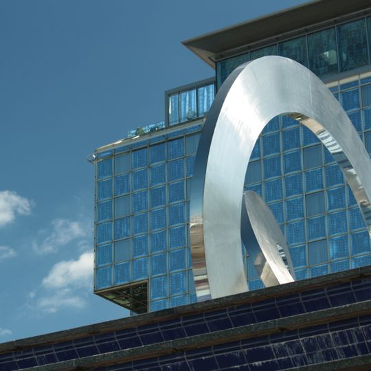 Plastika u hotelu Hilton v Praze