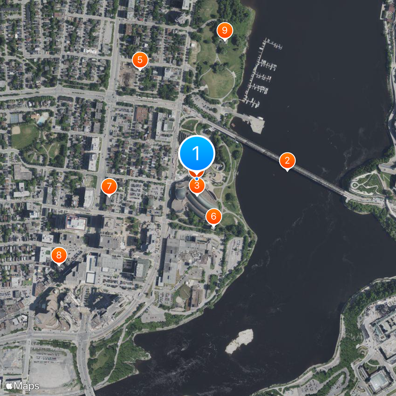 Musée canadien de l’histoire Carte