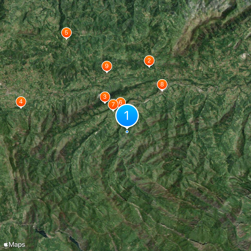 Mass grave: Infiesto Map