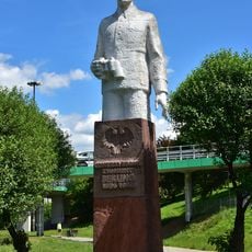 Zygmunt Berling monument in Warsaw