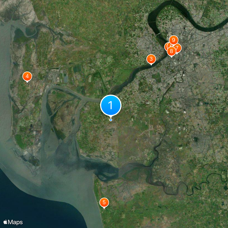 Surat Airport Map