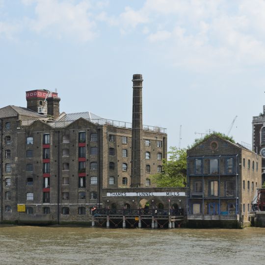 Thames Tunnel Mills Including Detached Chimney