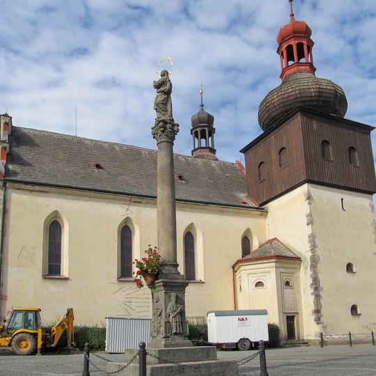 Maria column in Náchod